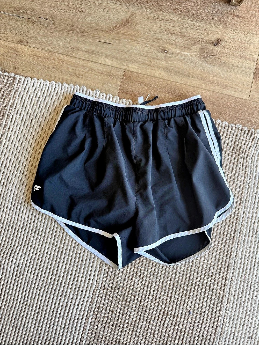 Fabletics Women's Athletic Shorts Black & White Small Like New